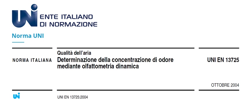 Odori Molesti Normativa - Norma UNI EN 13725:2004