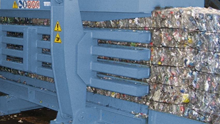 Imballaggi in plastica - pressatura e legatura